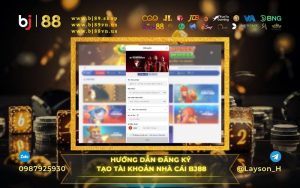 ĐĂNG KÝ TÀI KHOẢN CÁ CƯỢC TRÒ CHƠI TRỰC TUYẾN TẠI BJ88 UY TÍN