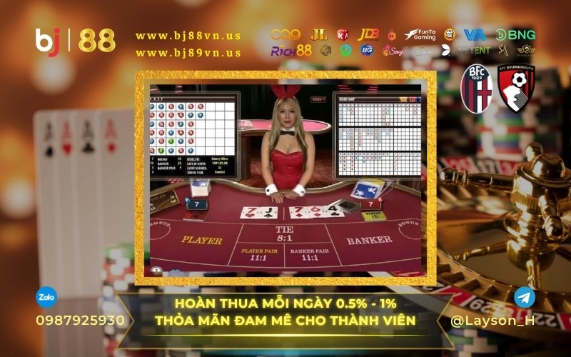 Bật mí chiến thuật chơi Baccarat chơi là chắc thắng 100% tại sảnh Live Casino